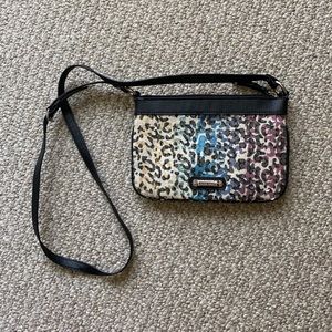 Cheetah print rainbow purse